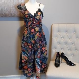NWT Anthropologie Foxiedox retro asymmetrical dres